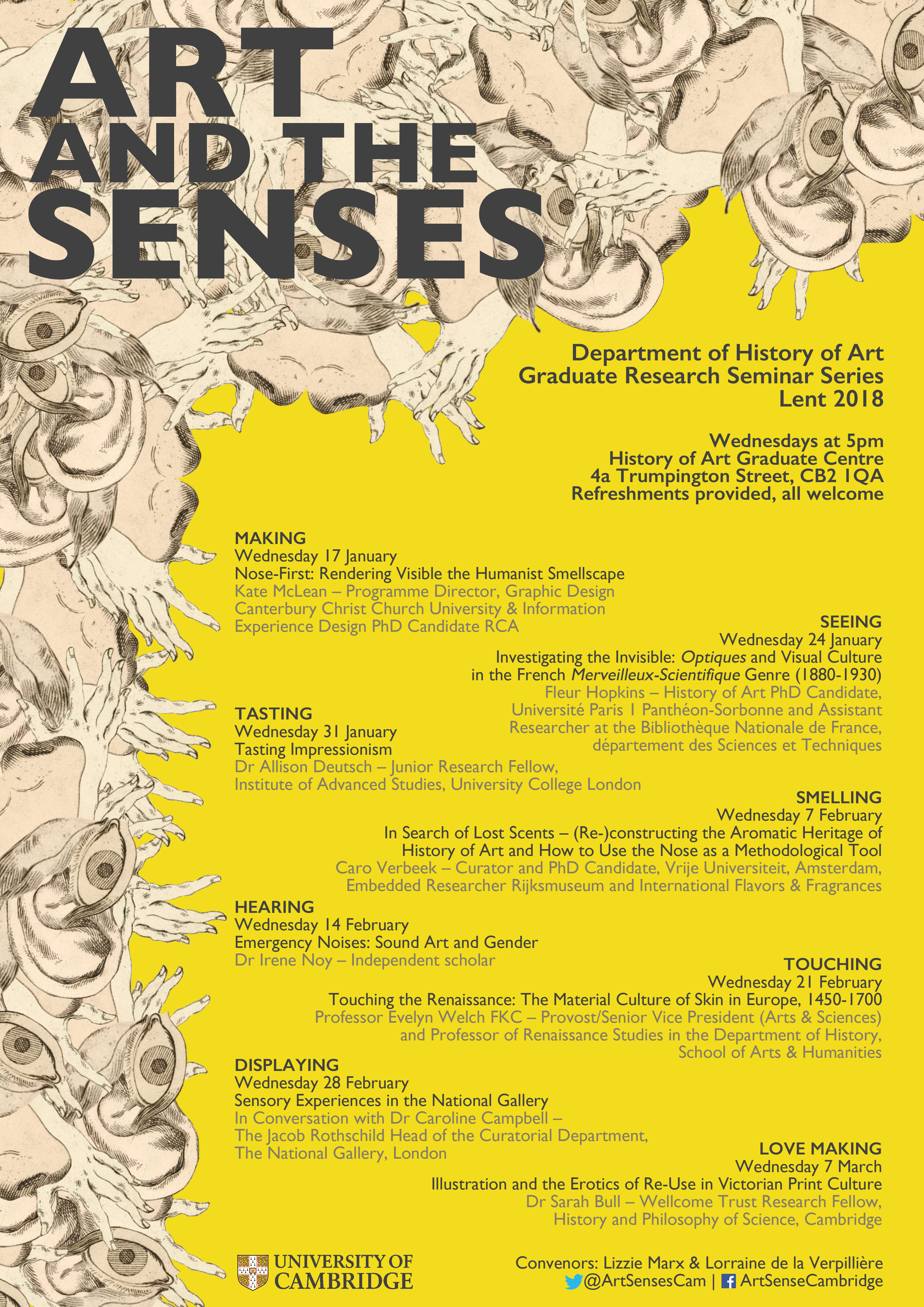 Grasuate Research Seminars poster Lent 2018