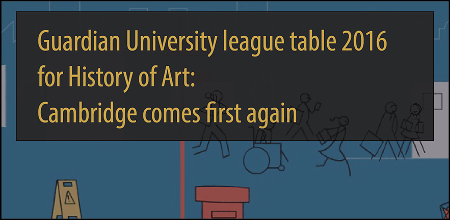 History of Art Guardian league table 2016