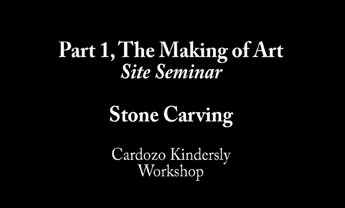 Rob Hawkins Stone Carving Film